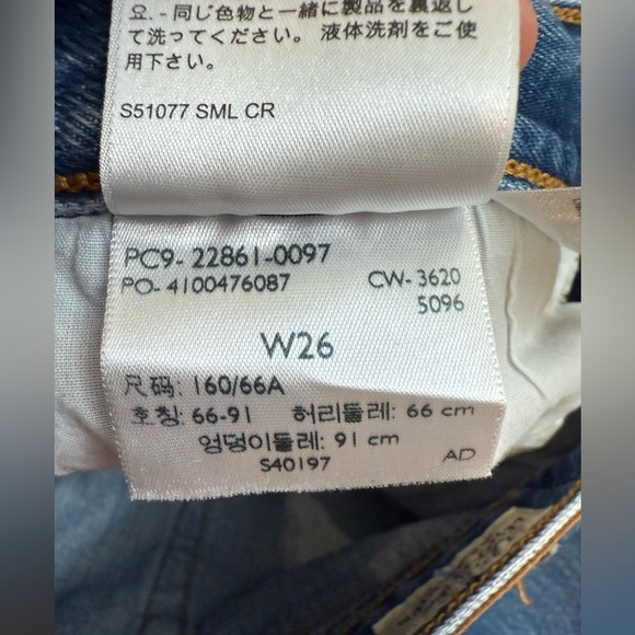 Levi’s Wedgie Icon Fit Ankle Women’s Jeans Size 26 - Picture 6 of 9